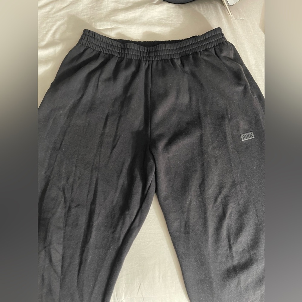 Pink black sweatpants